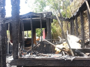 house after the fire